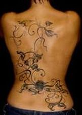 Татуировки для девушек на спине
